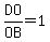 DO%2FOB+=+1