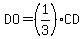 DO=%281%2F3%29CD
