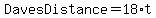 DavesDistance+=+18%2At