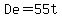 De=55t
