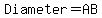Diameter=AB