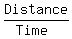 Distance%2F%28Time%29