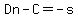 Dn-C+=+-s