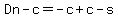 Dn-c=-c%2Bc-s