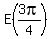 E%283pi%2F4%29+