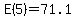 E%285%29+=+71.1