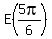 E%285pi%2F6%29+
