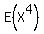 E%28X%5E4%29