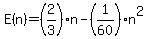 E%28n%29+=++%282%2F3%29n+-+%281%2F60%29n%5E2+