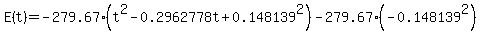 E%28t%29+=+-279.67%28t%5E2+-0.2962778t%2B0.148139%5E2%29-279.67%28-0.148139%5E2%29