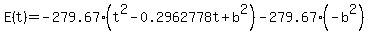 E%28t%29+=+-279.67%28t%5E2+-0.2962778t%2Bb%5E2%29-279.67%28-b%5E2%29