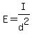 E=I%2Fd%5E2