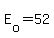 E%5Bo%5D+=+52