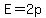 E+=+2p