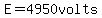 E+=+4950+volts