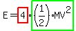 E+=+highlight%284%29highlight_green%28%281%2F2%29MV%5E2%29
