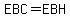 EBC=EBH