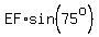 EF%2Asin%2875%5Eo%29