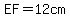 EF=12cm+