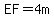 EF=4m
