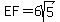 EF=6sqrt%285%29