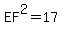EF%5E2=17