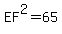 EF%5E2=65