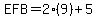 EFB+=+2%289%29%2B5