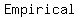 Empirical