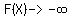 F%28X%29+-%3E+-infinity
