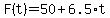 F%28t%29=50%2B6.5%2At