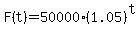 F%28t%29=50000%281.05%29%5Et