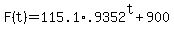 F%28t%29+=+115.1%2A.9352%5Et+%2B+900