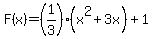 F%28x%29=%281%2F3%29%28x%5E2%2B3x%29%2B1