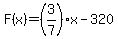F%28x%29=%283%2F7%29x-320
