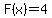F%28x%29=+4