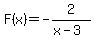 F%28x%29=-2%2F%28x-3%29