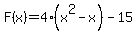 F%28x%29=4%28x%5E2-x%29-15