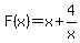 F%28x%29=x%2B4%2Fx