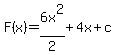 F%28x%29+=+6x%5E2%2F2+%2B+4x+%2B+c
