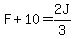 F%2B10=2J%2F3