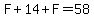 F%2B14%2BF=58