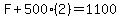 F%2B500%282%29=1100