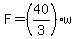 F=%2840%2F3%29w