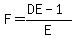 F=%28DE-1%29%2FE