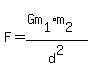 F=%28Gm%5B1%5Dm%5B2%5D%29%2Fd%5E2