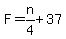 F=+n%2F4+%2B+37
