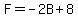 F=-2B%2B8