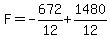 F=-672%2F12%2B1480%2F12