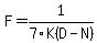 F=1%2F7K%28D-N%29